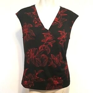 Floral Sleeveless‎ Top by George Large